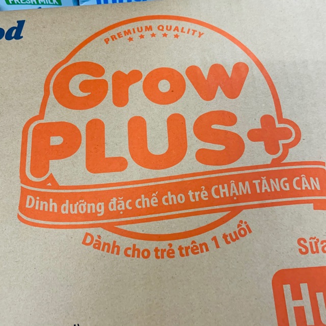 Thùng sữa nước Grow plus Cam 40x110ml chậm tăng cân