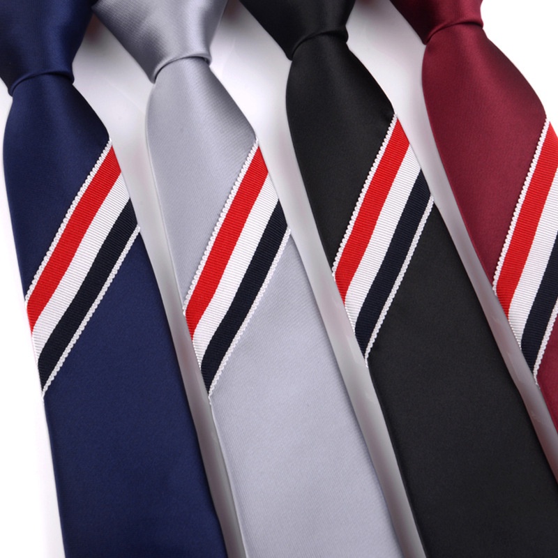 Cà vạt Nam bản nhỏ 6cm cao cấp thời trang, Cavat Hàn Quốc, Calavat chú rể, Cravat dự tiệc, công sở, chụp ảnh, MC, Ca sĩ