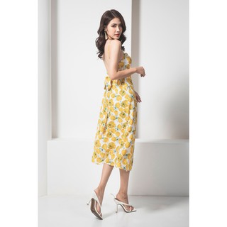 Đầm maxi nơ lưng LEIKA
