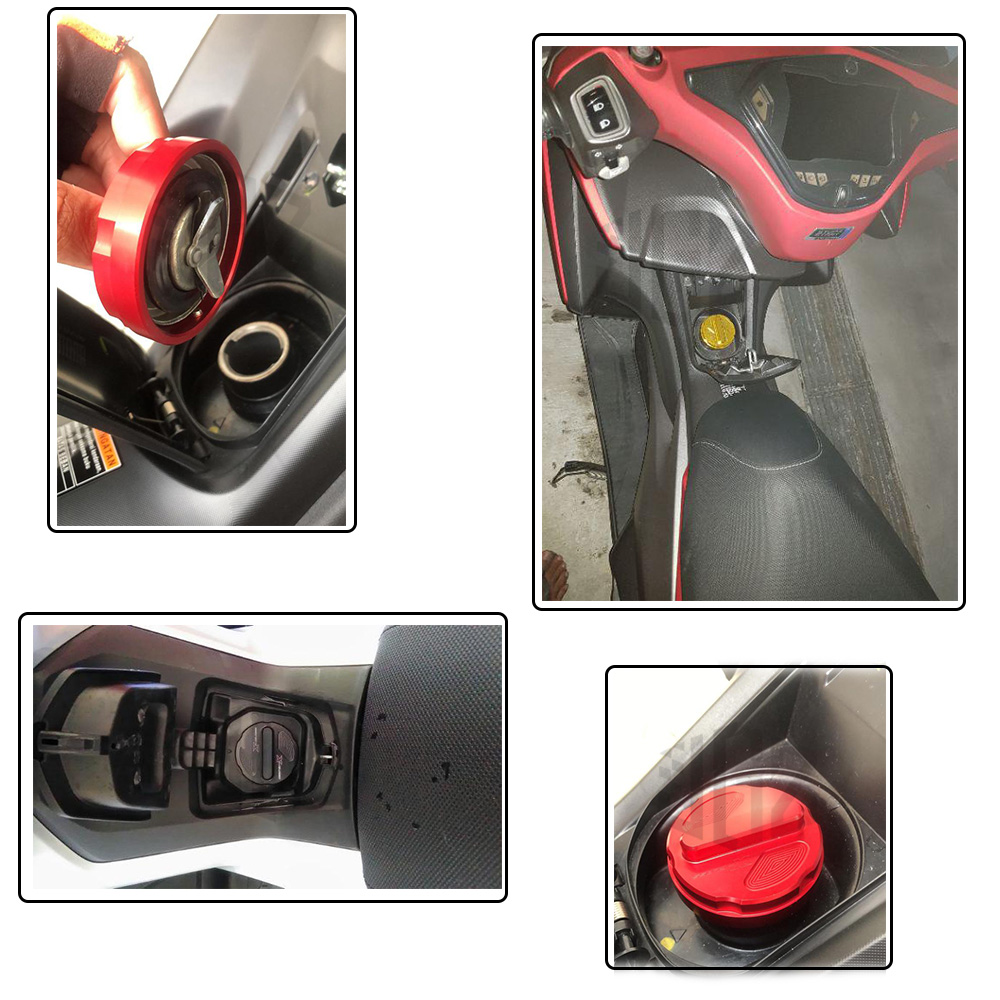 Nắp Đậy Bình Nhiên Liệu Cho Motor Gasoline Diesel Fuel Oil Tank Cap Cover Trim for YAMAHA NVX155 AEROX155