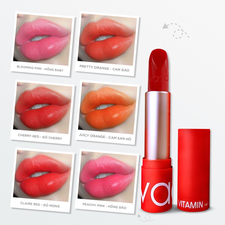 Son Dưỡng Môi Có Màu Lâu Phai Vacci Vitamin Tint Lipstick (Hàn Quốc)