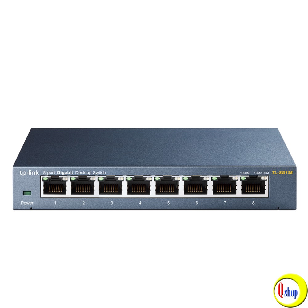 Bộ chia mạng 8 cổng 1 Gigabit TP-Link TL-SG108 vỏ thép - Chính hãng