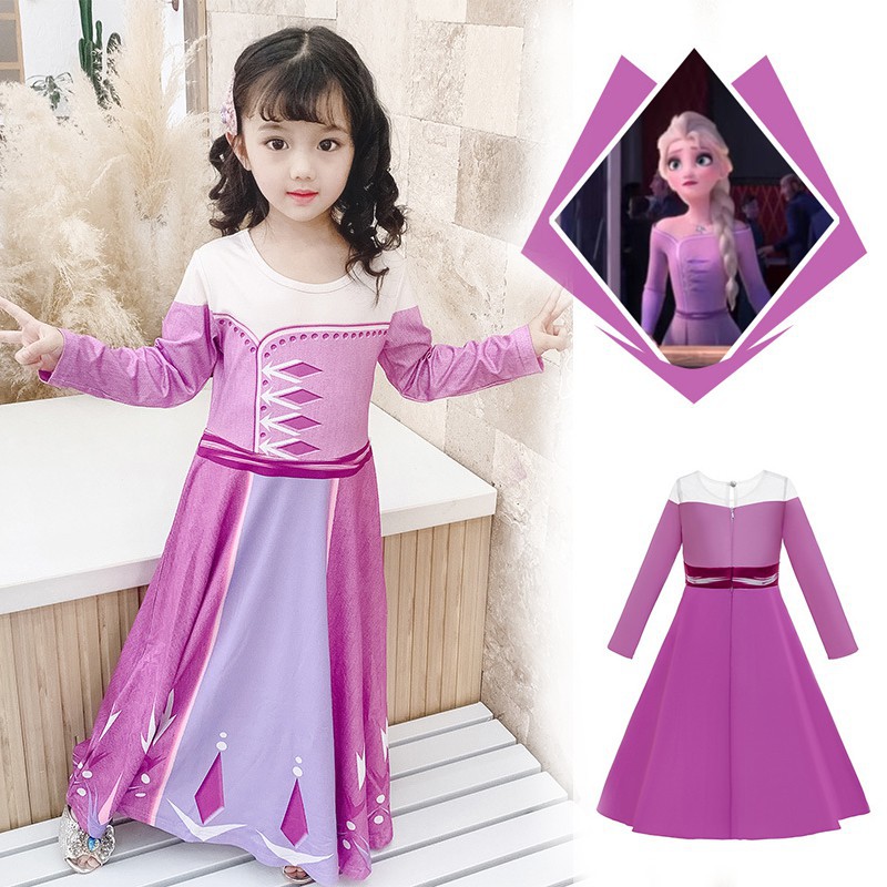 Đầm Hóa Trang Công Chúa Anna Elsa / Aladdin / Disney Cho Bé 85614770