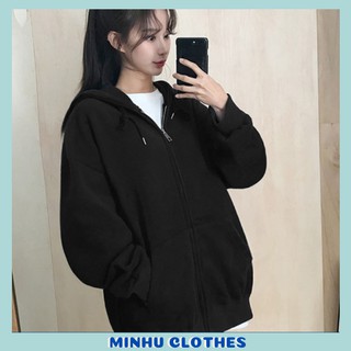 Áo khoác nỉ hoodie lót nhung ấm Nelly