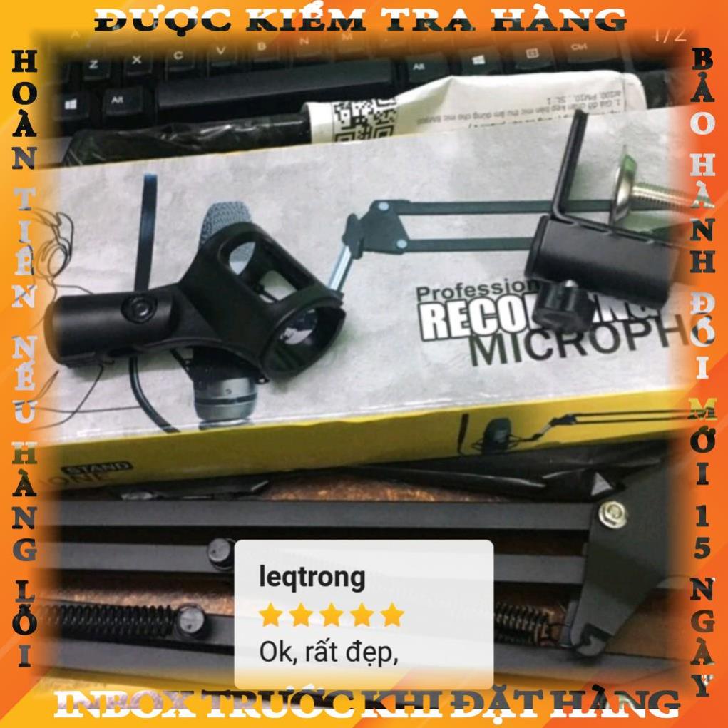 Giá đỡ chân kẹp bàn mic thu âm dùng cho mic BM900, at100, PM10 trangdoan