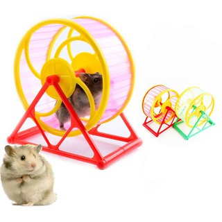 Wheel nhựa chạy cho Chuột hamster, bọ nhỏ, thú cưng dễ thương