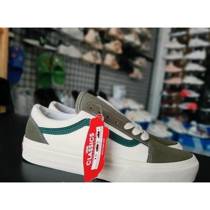 Giày Vans kẻ sọc full size, box nam nữ 3 màu lựa chọn