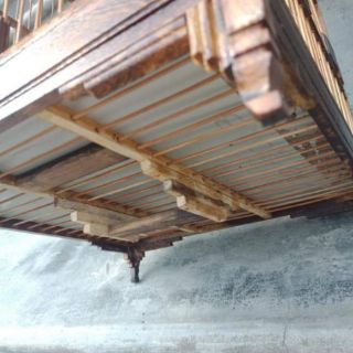 Lồng chim giả thái full phụ kiện