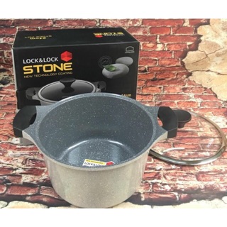 NỒI ĐÁ CAO CẤP 24CM LOCKnLOCK STONE LCA6244D