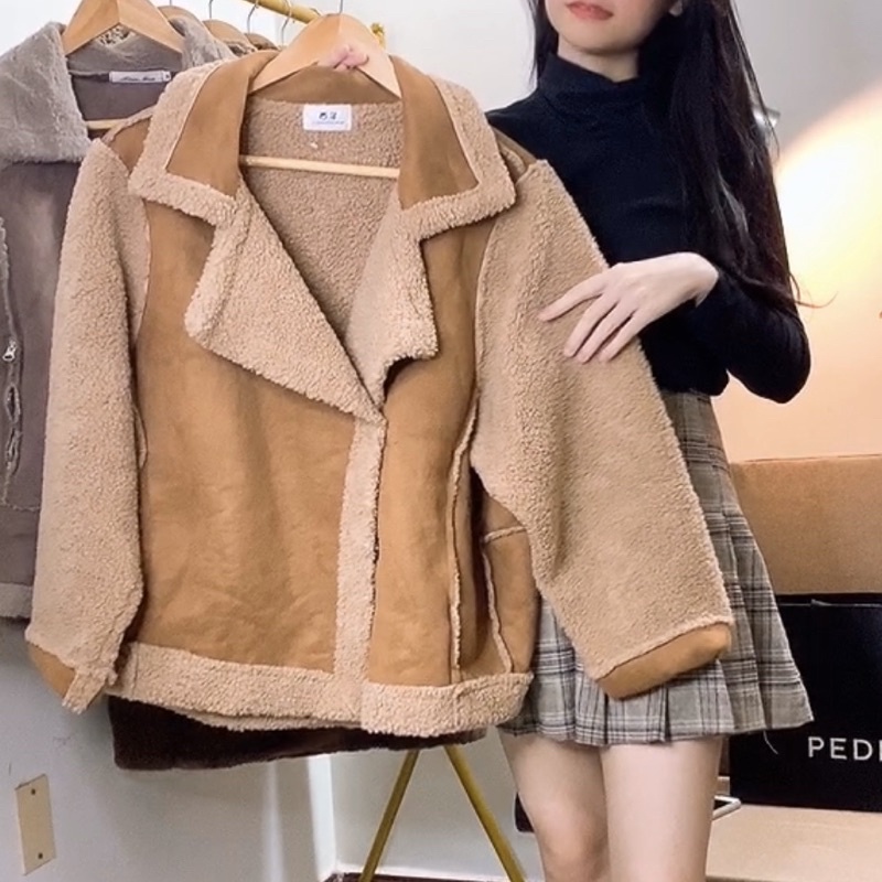 Áo Khoác Da Lộn Lót Lông Cừu 2hand Tuyển chọn
