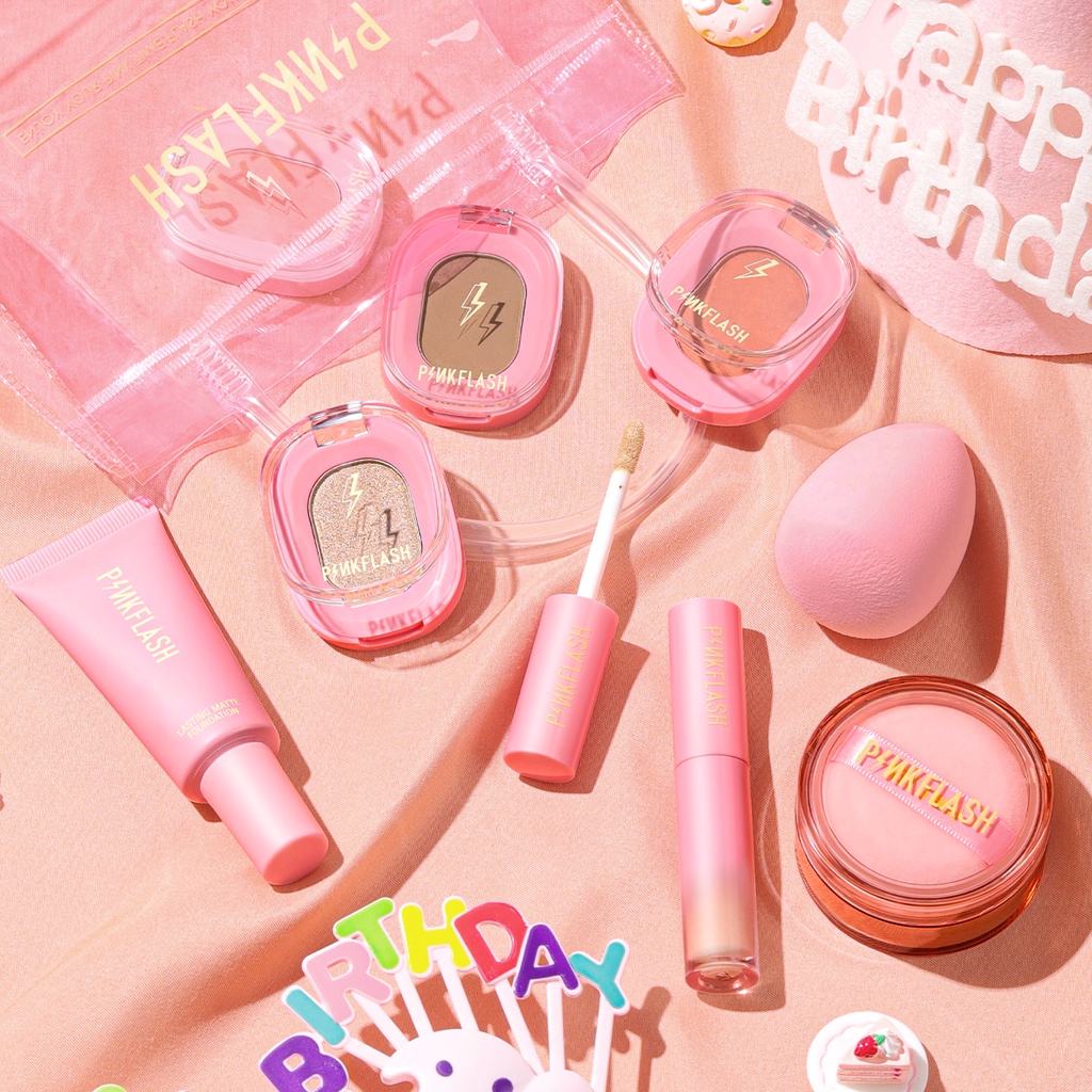 Bộ trang điểm mặt PINKFLASH OhMyColor 50531 8 món phiên bản kỷ niệm