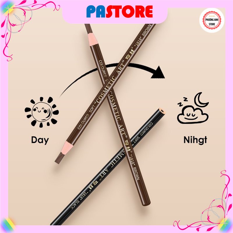 Chì xé kẻ lông mày COLOURED SOFT COMESTIC ART [ HÀNG MỚI VỀ ] chống thấm nước, chì kẻ mày không trôi PASTORE.