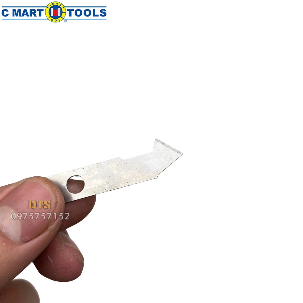 Hộp 5 lưỡi dao cắt mica đa năng C-Mart, lưỡi dao rọc nhựa, cắt mạch điện tử thép cao cấp SK5, rọc mica, Alu, phíp đồng