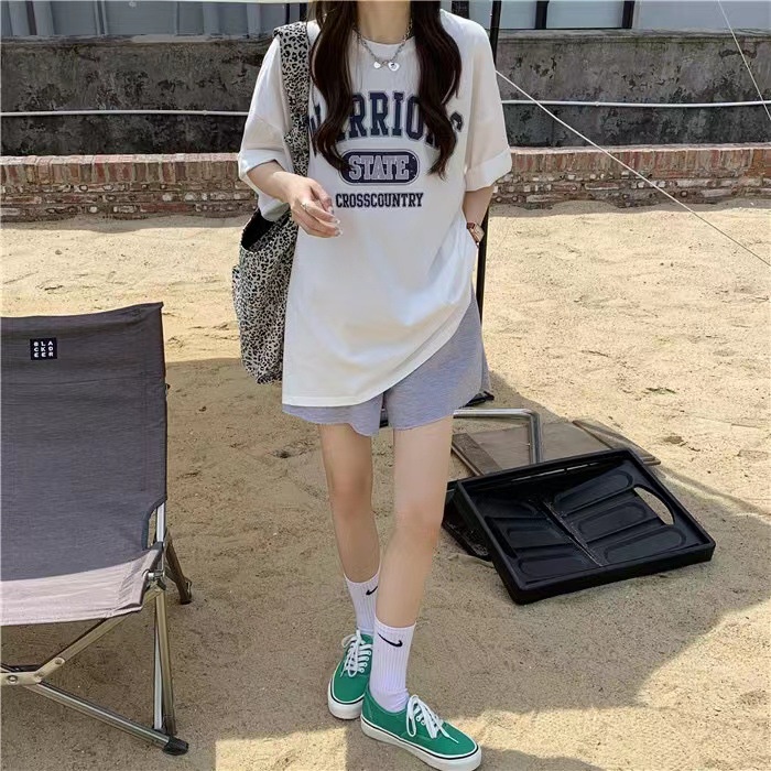 Áo thun tay lỡ WARRIORS ❤️ Áo phông oversize form rộng unisex nam nữ - A01 - Happy Style