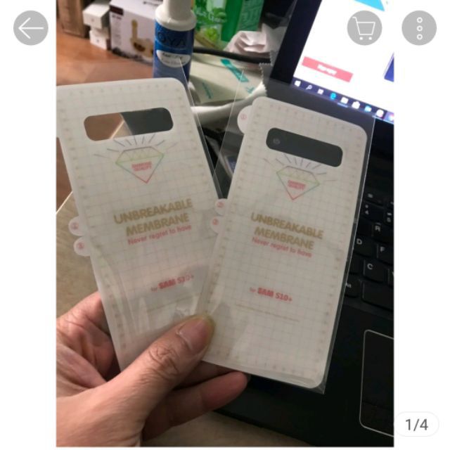 Miếng dán mặt lưng PPF cho Galaxy S10/ S10 Plus bảo vệ máy siêu thần thánh