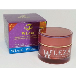 Kem Ngừa Mụn Trắng Da Chống Nắng WLeza 40Gr