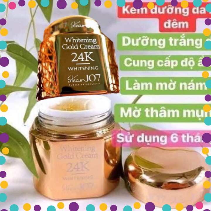 Kem Dưỡng Ẩm Trắng Da Ban Đêm, Mờ Nám Tàn Nhang Vang' 24k HÀN QUỐC 50ml [ Auth ]