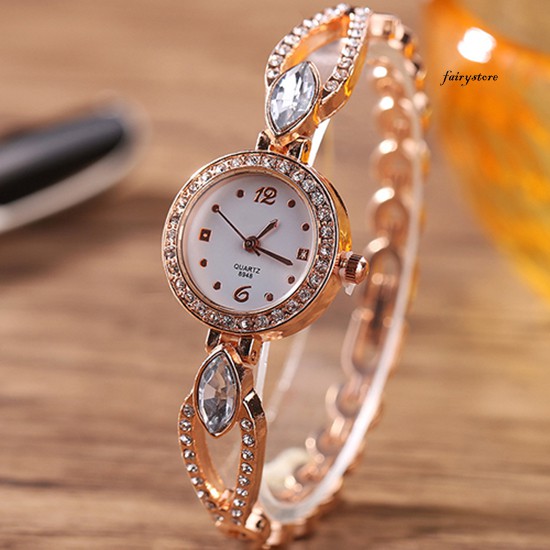 Đồng Hồ Nữ Dây Kim Loại Bản To Thời Trang