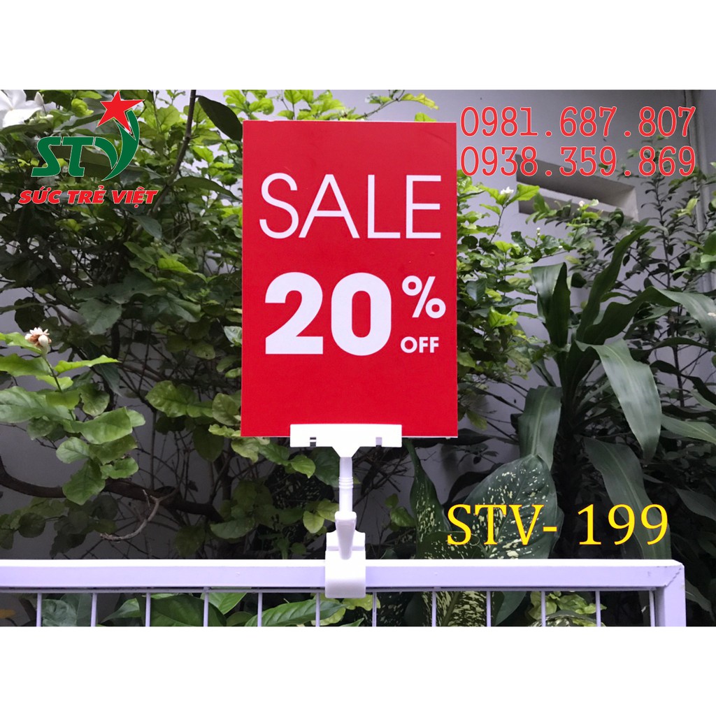 kẹp bảng giá, kẹp quảng cáo kẹp sale