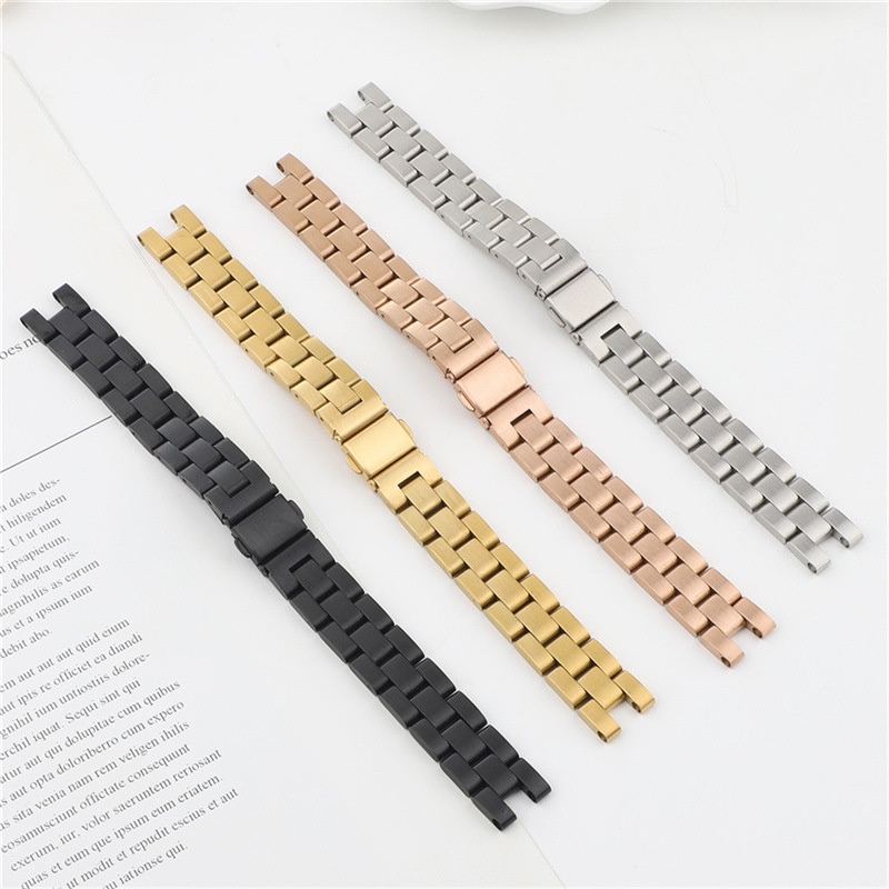 Dây Đeo Thay Thế Chất Liệu Thép Không Gỉ Màu Trơn Cho Garmin Lily