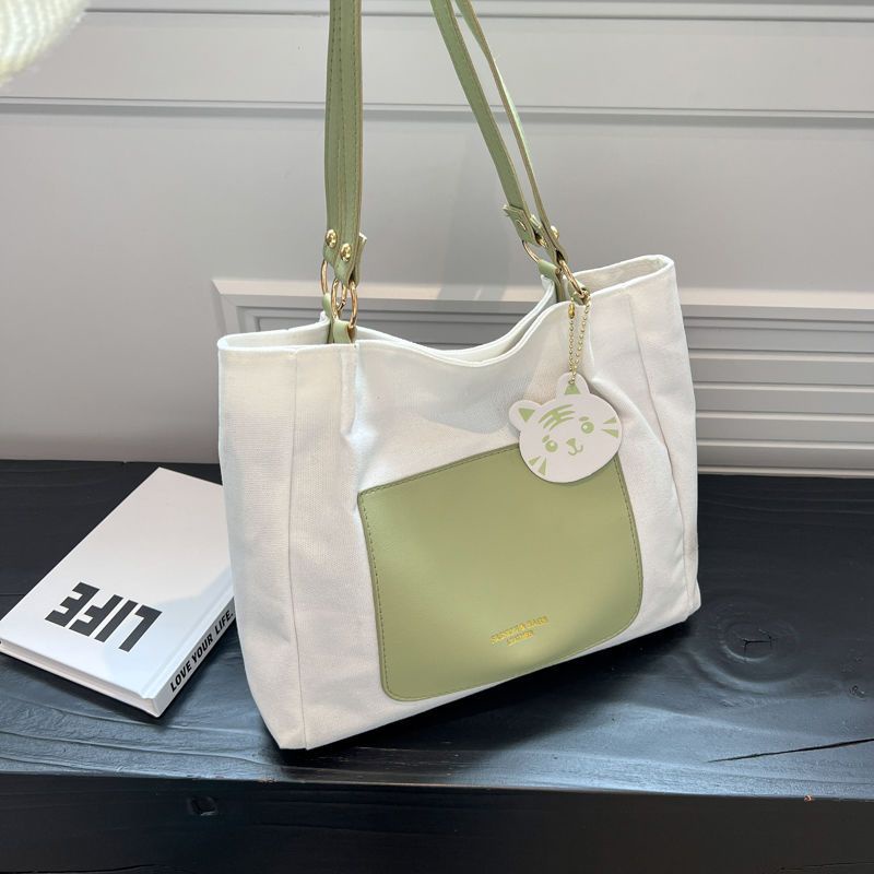 Túi Xách Canvas Sức Chứa Lớn Phong Cách Phương Tây Thời Trang 2022 Cho Nữ