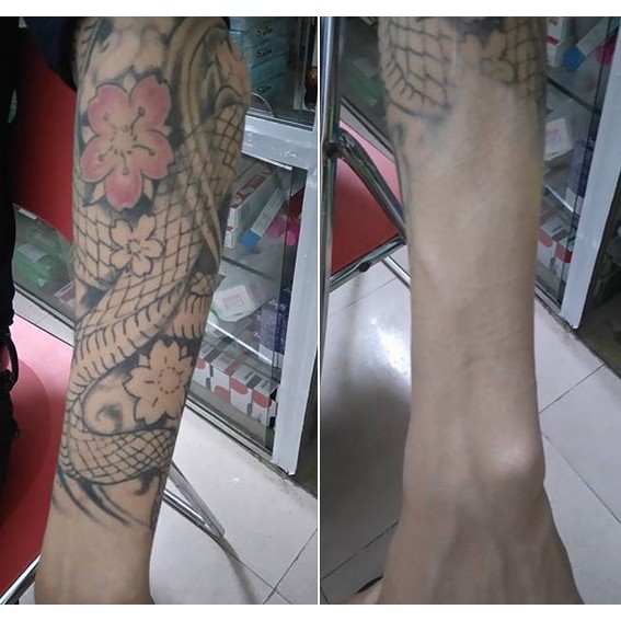 Kem che hình xăm Zip Tatto - Chống nước, chống mồ hồ. Cam kết che được 100% hình xăm.