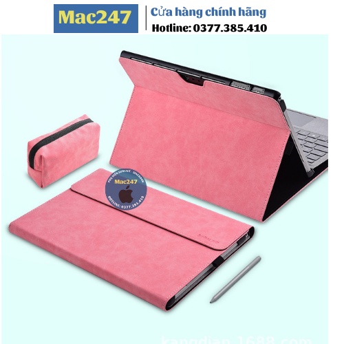 [Chính Hãng] Bao da chống sốc cao cấp cho macbook, laptop, surface Pro X, Pro 4,5,6,7 tặng kèm túi đựng sạc