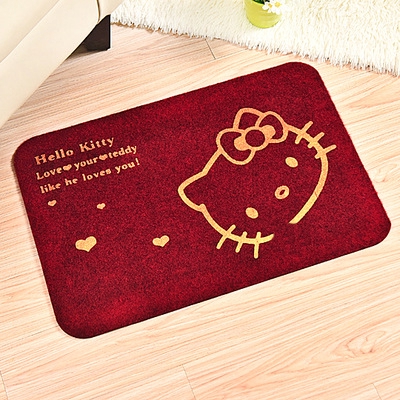 Thảm Chùi Chân Chống Trượt Hình Hello Kitty