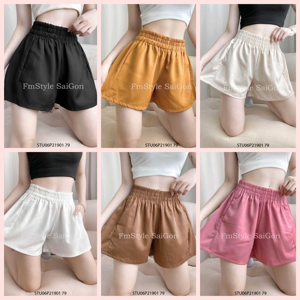 Quần short thun ống rộng VM STYLE ulzzang thời trang  43_22STU04P21501