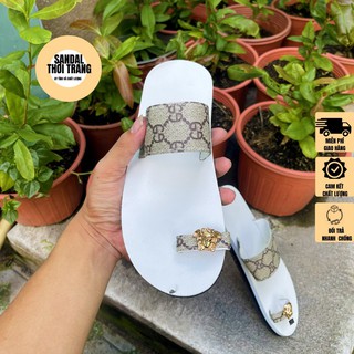 Dép cặp nam nữ rắng/Vàng SANDALTHOITRANG full size 30-44