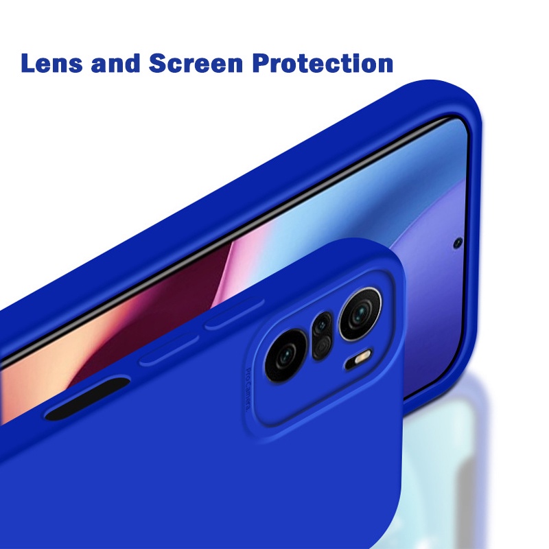 Ốp Điện Thoại Silicon Dẻo Màu Trơn Thời Trang Cho Xiaomi Poco X3 Pro NFC X3 GT Poco X2 F2 F3 M3 M4 Pro