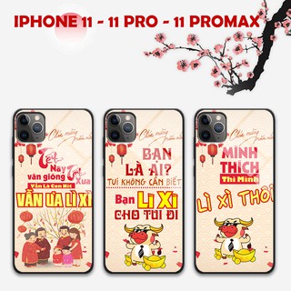 Ốp lưng iphone in kính 3D tết 2021 ngộ nghĩnh siêu cute cho điện thoại iphone 11 - iPhone 11Pro - iPhone 11ProMax