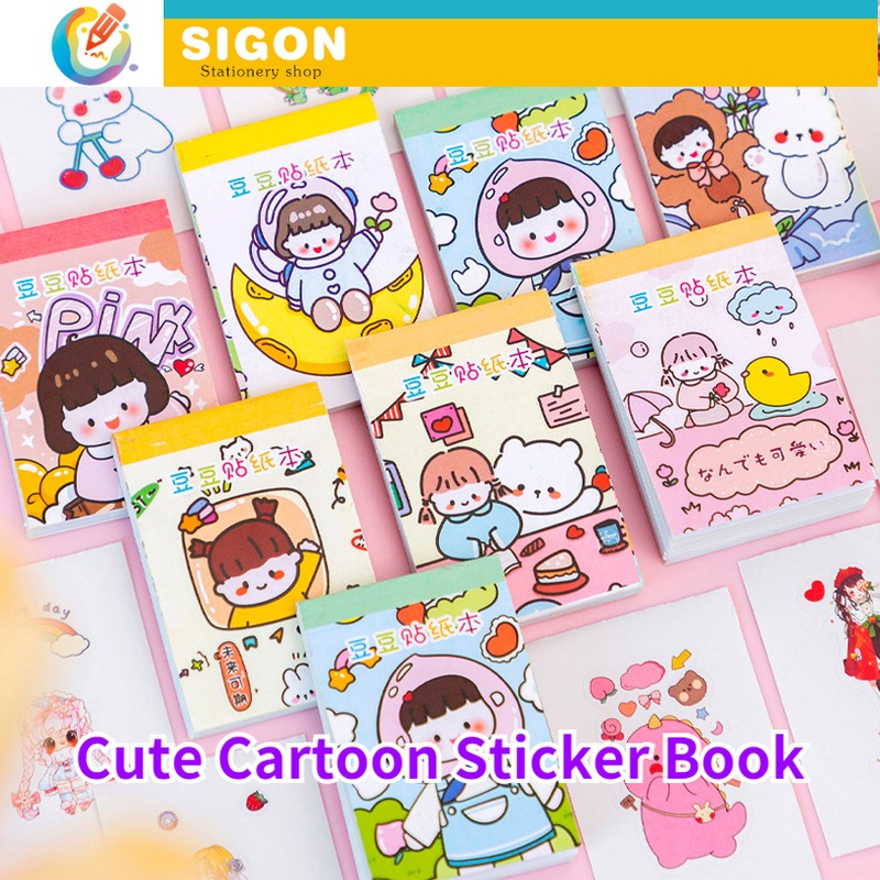 Sticker DáN Vali 1 Miếng Dán Hoạt Hình Dễ Thương Dùng Trang Trí Sổ Tay Độc Đáo