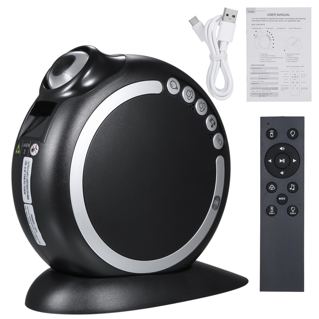 Đèn Nền Bầu Trời Sao Kết Nối Loa Bluetooth 7 Màu Dùng Cho Phòng Karaoke Phòng Bay Phòng Ngủ  Nháy Theo Nhạc, Tích Hợp Pi