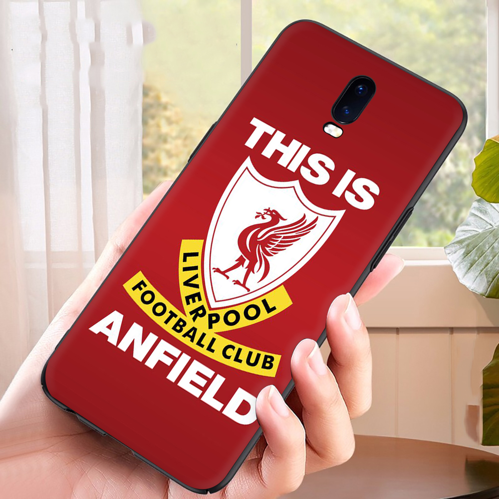 Ốp Điện Thoại Tpu Dẻo Màu Đen In Logo Đội Bóng Liverpool Cho Oppo A9 2020 A37 Neo9 A39 A57 A53 2020 A32 2020 A59 F1S