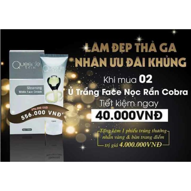 Combo 2 ủ face dưỡng da nọc rắn, 1 tuýp 150ml sử dụng hơn 30 lần. 1 lần ủ bằng 10 miếng mặt nạ dưỡng da thông thường