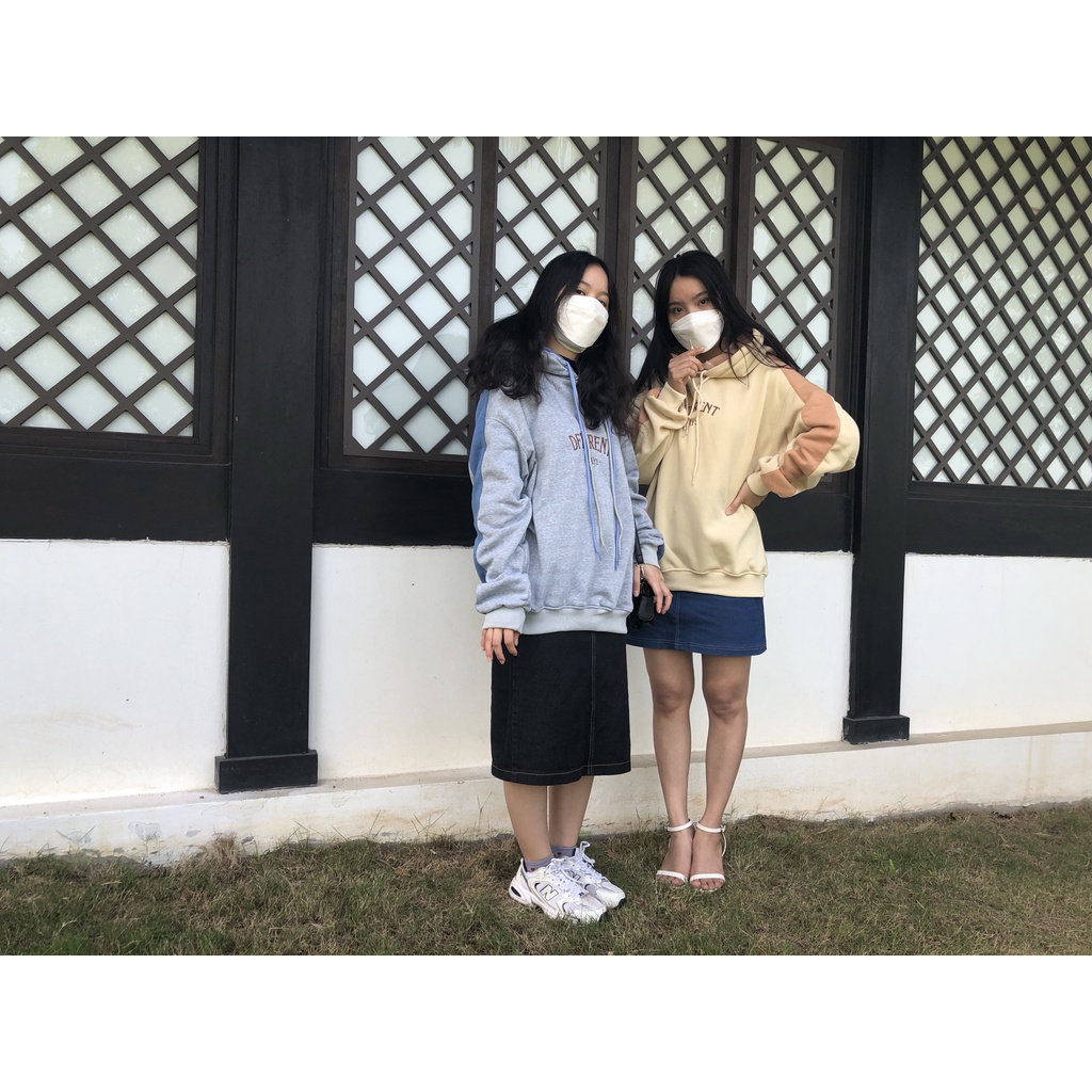 Áo khoác Hoodie nam nữ form rộng tay phồng Difierent, Áo khoác Hoodie nỉ bông 2 lớp cực yêu phong cách Hàn Quốc | BigBuy360 - bigbuy360.vn