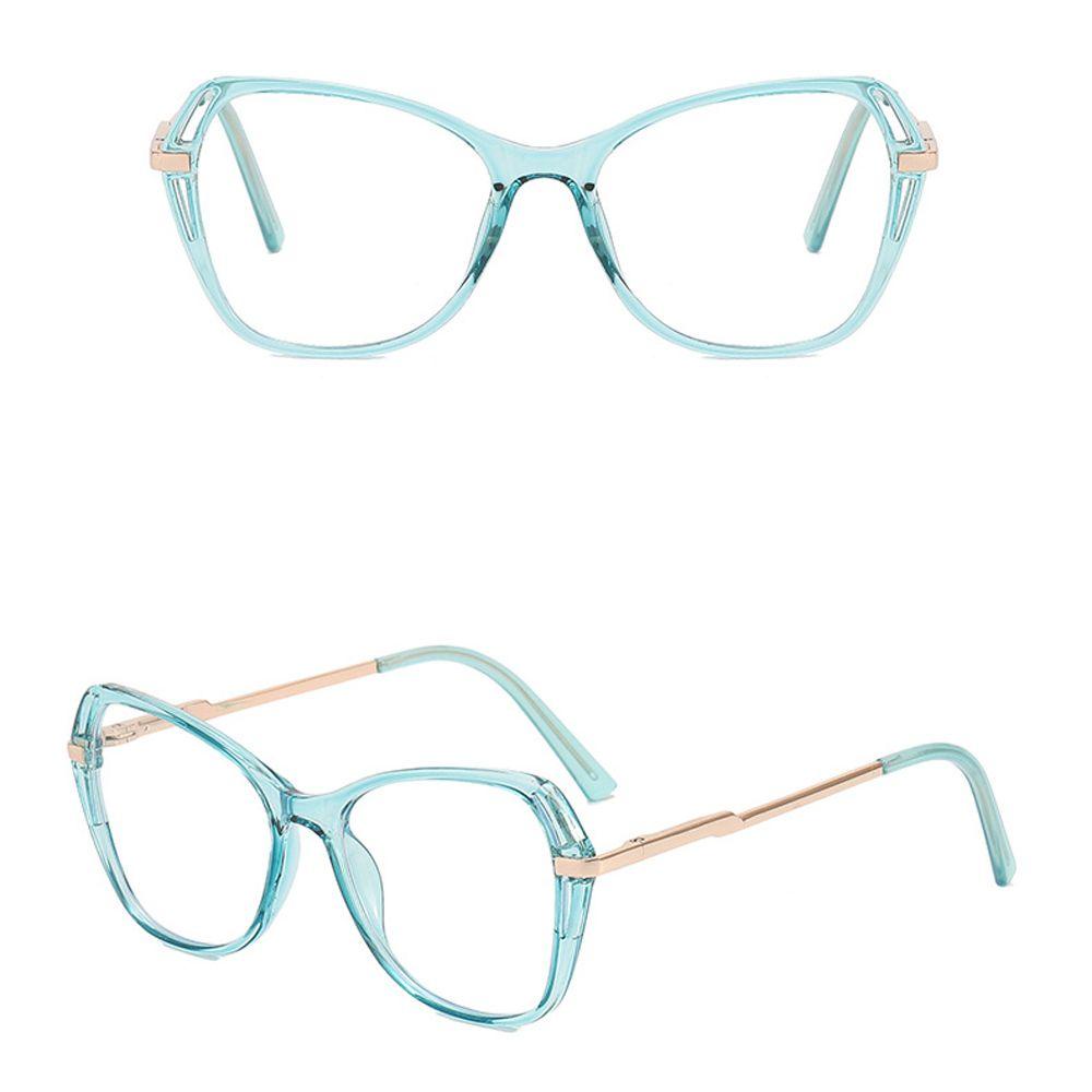 Kính Chống Ánh Sáng Xanh Gọng Kim Loại Thời Trang Hàn Quốc Cho Nữ