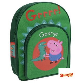 Peppa pig túi ba lô cho bé đi nhà trẻ / mẫu giáo - peppa pig - green 'george pig'