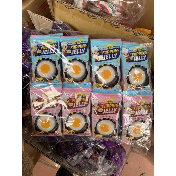 Thạch nổ trứng ốp na