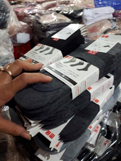 Tất uniqlo lười sáu loại đẹp