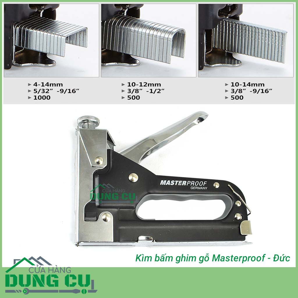 Kìm bấm ghim gỗ MasterProof – Đức