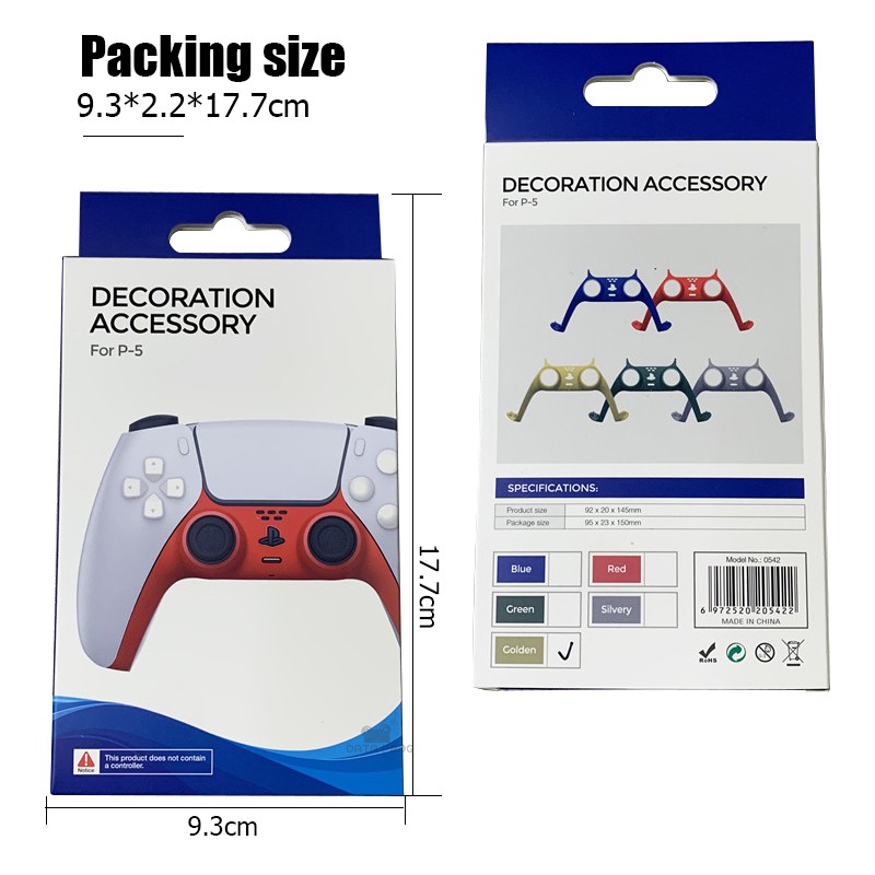 Ốp Trang Trí Tay Cầm Chơi Game PS5 Playstation 5 Bằng PC