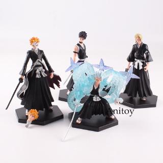 Bộ 4 tượng mô hình nhân vật Anime kurosaki ichigo