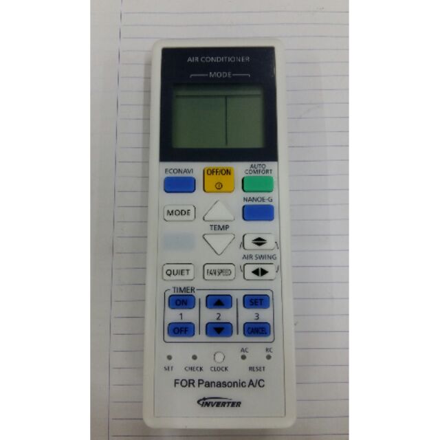 Điều khiển điều hòa Panasonic inventer