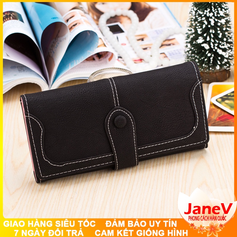 Ví Nữ Dài Cầm Tay Cao Cấp Sang Trọng Phong Cách Hàn Quốc TVNN329