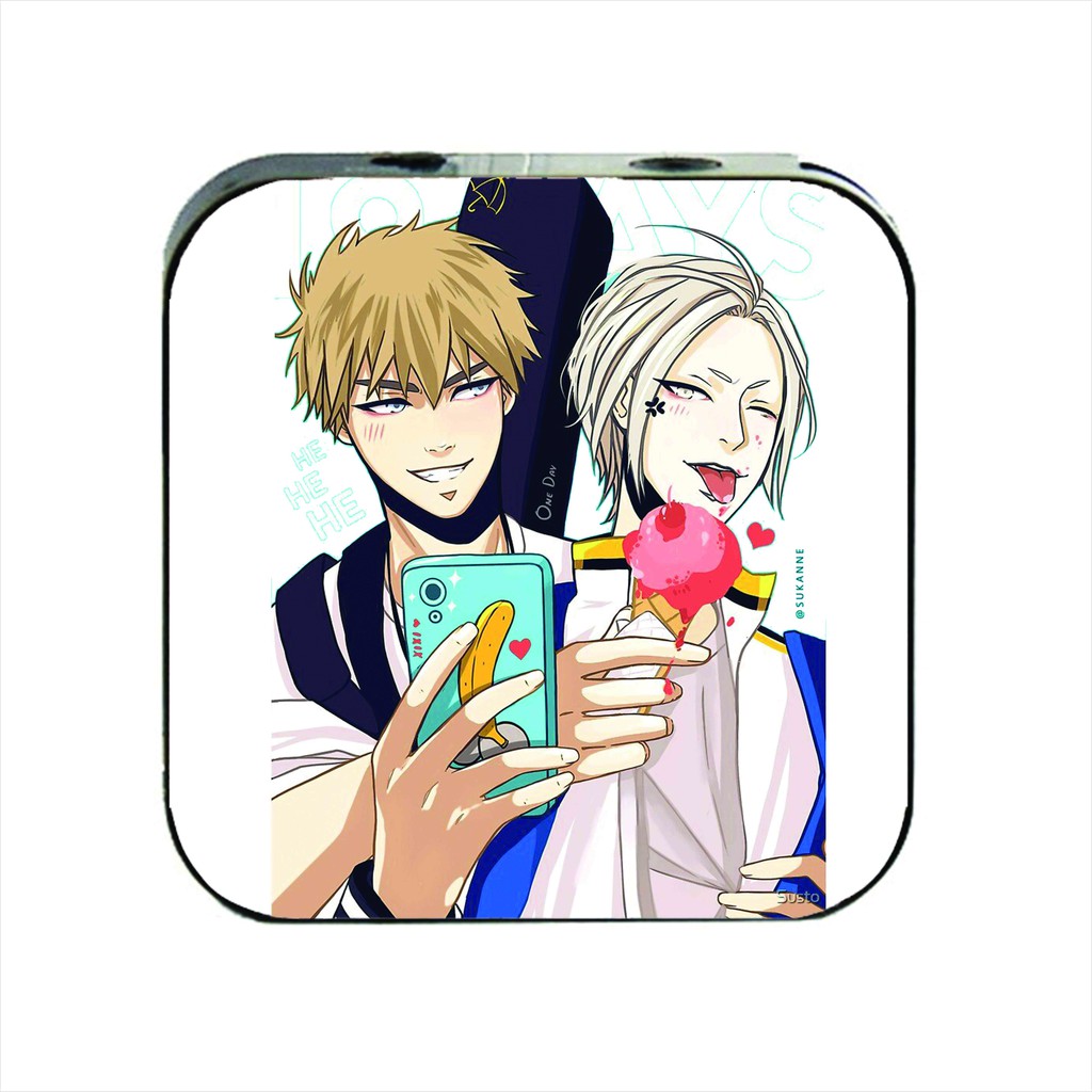 Máy nghe nhạc mp3 IN HÌNH 19 Days Old Xian cầm tay mini tặng tai nghe dây cắm có mic và dây sạc manhua anime chibi