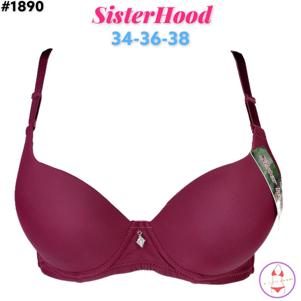 Áo ngực Thái Lan SisterHood trơn mịn mút kép nâng đẩy ngực, form áo cực đẹp thích hợp mặc áo dài