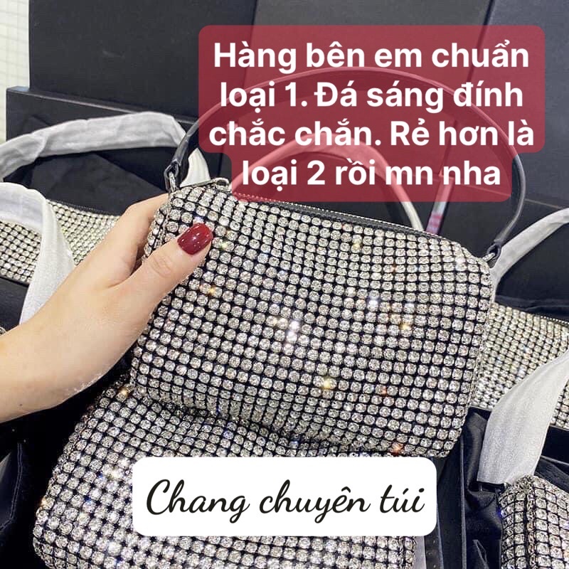 Túi Alex đính đá đi tiệc kẹp nách sang chảnh nổi bật