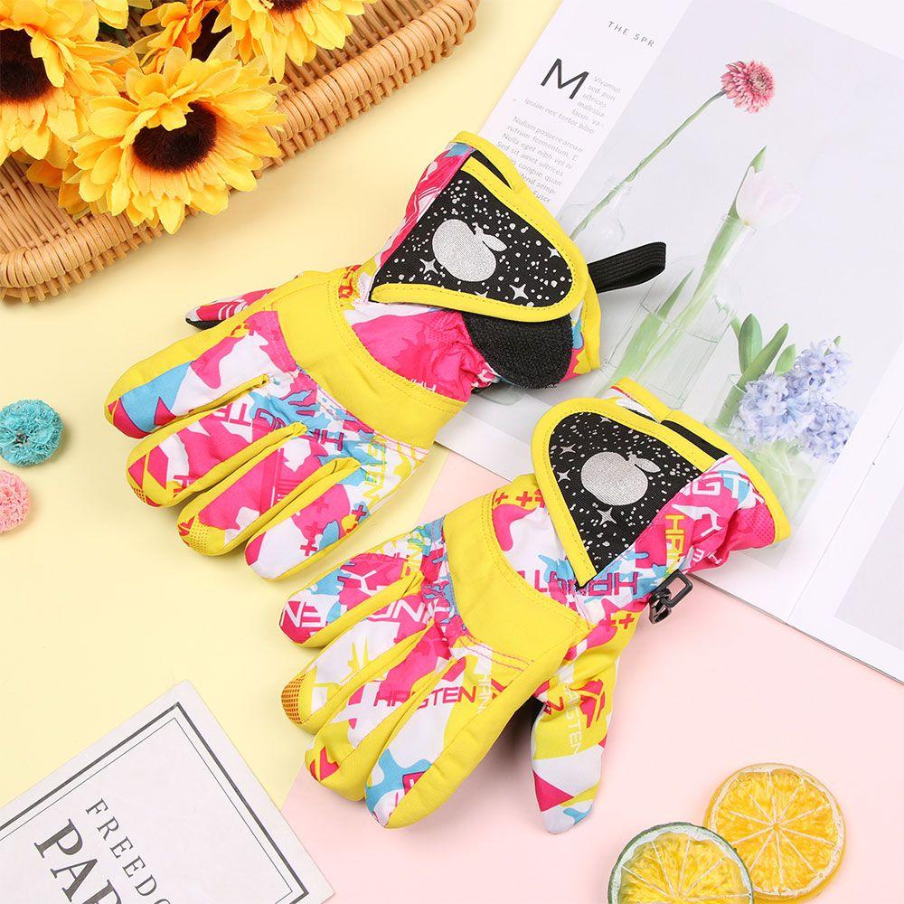 Găng Tay Trượt Tuyết Chống Trượt Giữ Ấm Cho Bé